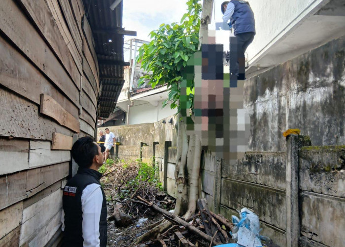 Geger! Warga Payo Lebar Temukan Pengamen Tewas Diduga Bunuh Diri di atas Pohon 