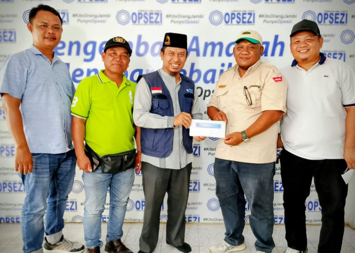 PWI Sarolangun Serahkan Bantuan Masyarakat ke LAZ OPSEZI