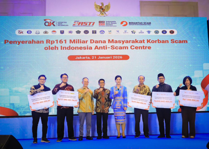 Indonesia Anti-Scam Centre Berhasil Kembalikan Rp. 161 Miliar Dana Masyarakat Korban Scam