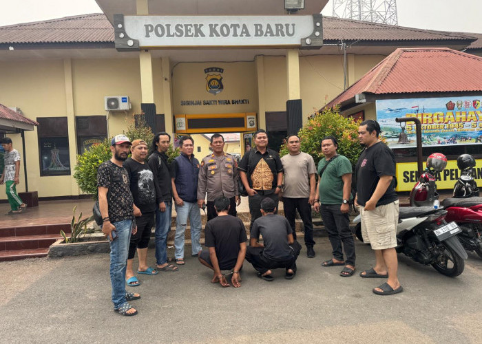 Polsek Kota Baru Ringkus Dua Pelaku Ilegal Tapping Pipa Pertamina 