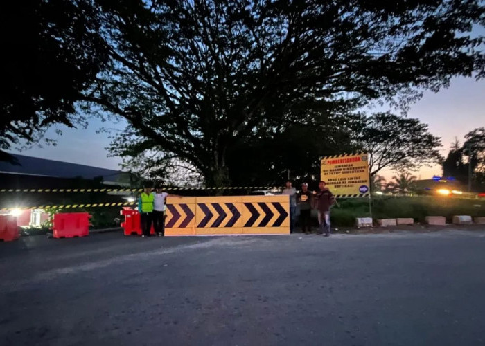 BPJN Riau Tutup Jembatan Danau Bingkuang dari Pekanbaru Akibat Tumpuan Rusak