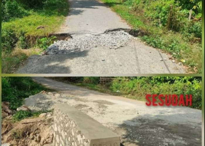 Beri Bukti Untuk Petani, DERAS Perbaiki Jalan dan Jembatan Rusak jadi Mulus