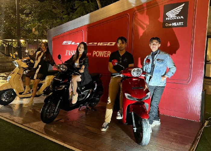 Pikat Masyarakat Jambi, Sinsen Resmi Luncurkan Skutik Premium Fashionable New Honda Stylo 160