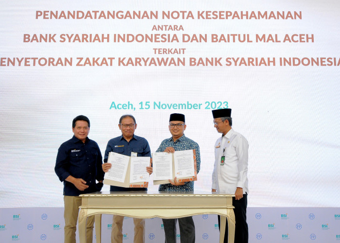 BSI Perkuat Ekosistem Ziswaf di Aceh, Sinergi dengan Baitul Mal Aceh
