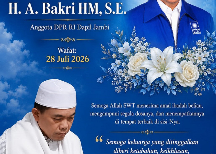 Gubernur Al Haris Sampaikan Belasungkawa Mendalam Atas Wafatnya Anggota DPR RI H. Bakri