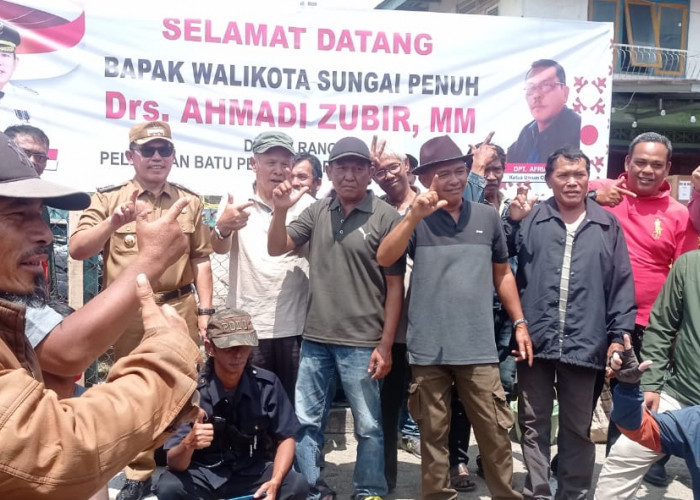 Wako Ahmadi Letakkan Batu Pertama Pembangunan dan Rehab 5 Pangkalan Ojek IPDB