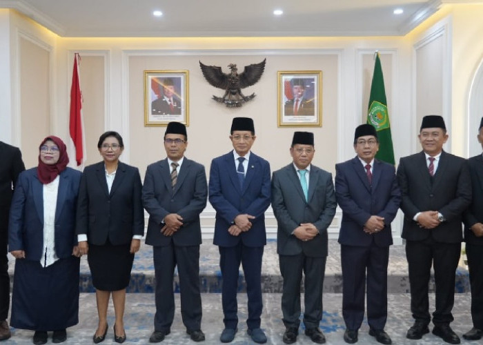 Menteri Agama Lantik 7 Pimpinan PTKN, Dari Sumatera Ada 4, Berikut Nama-Namanya