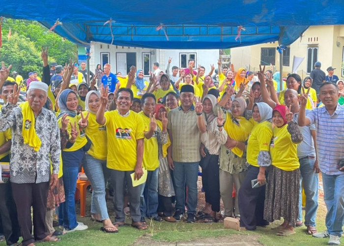 Warga Dusun Tebing Tinggi Teluk Kayu Putih VII Koto Kompak Dukung Agus-Nazar