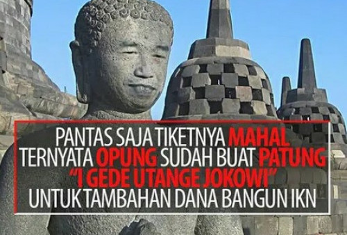 Roy Suryo Posting Borobudur dengan Stupa Berwajah Jokowi, Disebut Bentuk Pelecehan