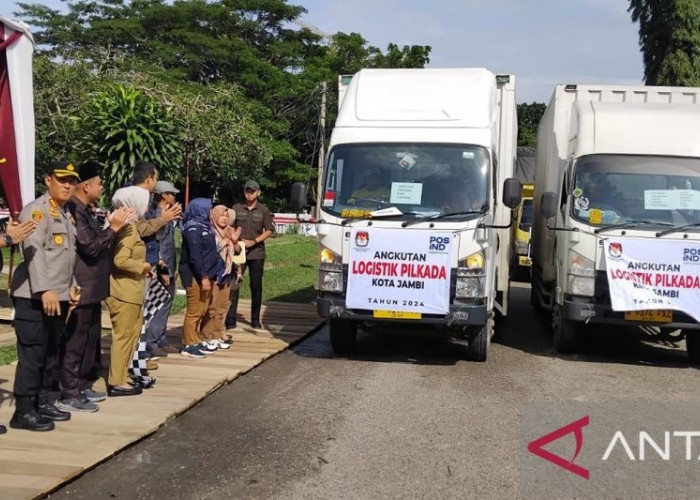 Pengiriman Logistik Pemilu, KPU Kota Jambi Siapkan 20 Armada