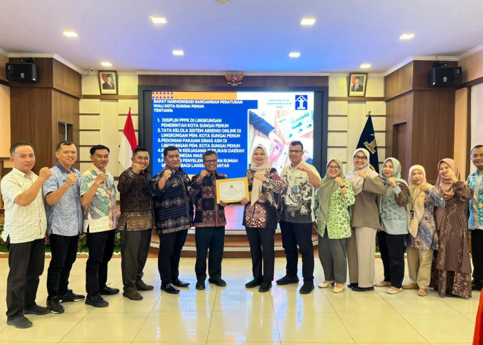 Harmonisasi Ranperwako Sungai Penuh, Kanwil Kemenkum Jambi Pastikan Regulasi Selaras dan Implementatif