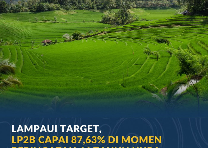 Lampaui Target, LP2B Capai 87,63% di Momen Peringatan 66 Tahun UUPA