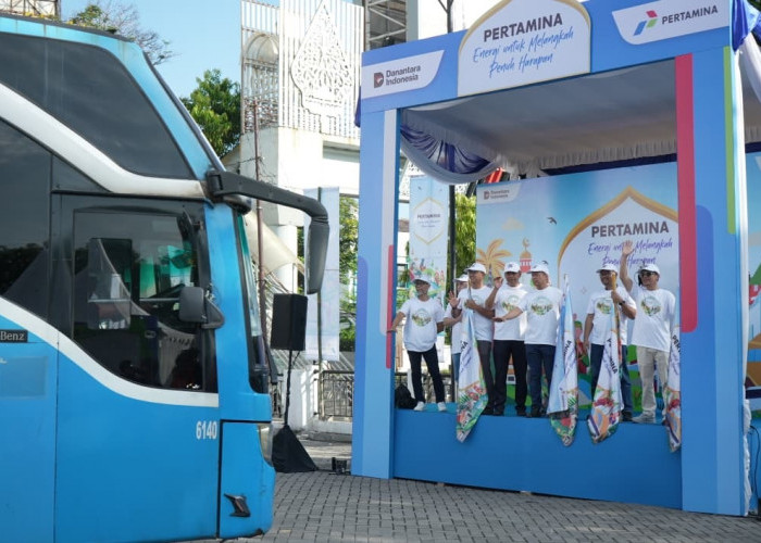 Pertamina Fasilitasi Arus Balik Lebaran, Lebih 900 Peserta Diberangkatkan Serentak dari 4 Titik Kumpul