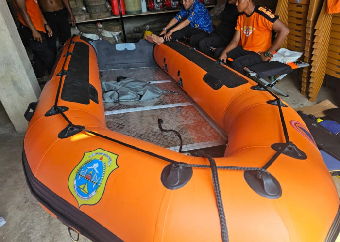 BPBD Tanjabtim Dapat Tambahan Perahu Karet