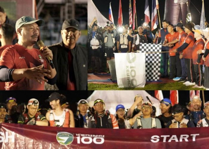 Kerinci 100 Mendunia! Bupati Monadi Lepas Pelari dari 12 Negara Taklukkan Jalur Ekstrim Gunung Kerinci