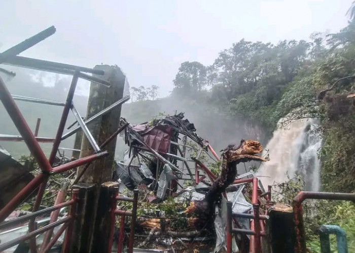 Lokasi Wisata Air Terjun Telun Berasap Tutup Semantara, Terungkap Penyebab Longsor 