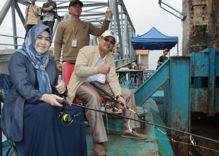 Meriahkan HUT RI dan HUT Tanjabbar, Bupati dan OPD Jalin Silaturahmi Mancing Bersama 