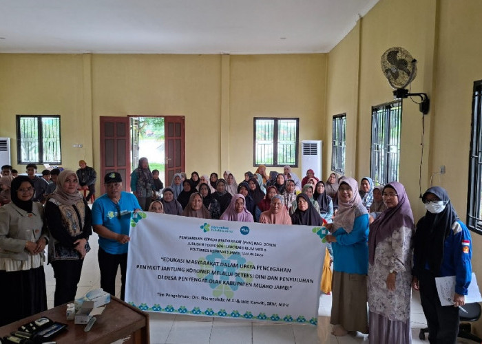 Edukasi Masyarakat dalam Upaya Pencegahan Penyakit Jantung Koroner di Desa Penyengat Olak  Muaro Jambi