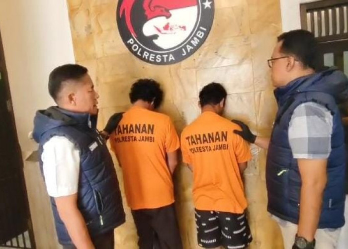 Satresnarkoba Polresta Jambi Bekuk Dua Pelaku Narkoba, Sita 9 Paket Sabu