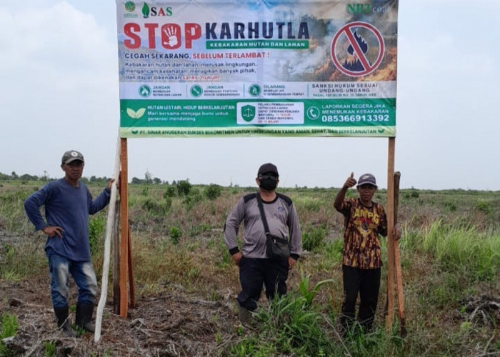 Selamatkan Lahan Gambut yang Direhabilitasi, PT SAS Perbanyak Embung dan Sekat Kanal