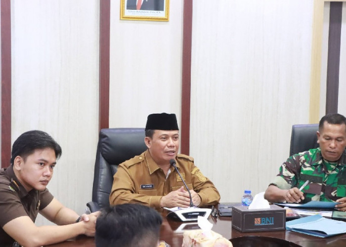 Wakil Bupati Katamso Pimpin Rapat Audiensi Percepatan Pembangunan Gerai KDKMP Tanjung Jabung Barat
