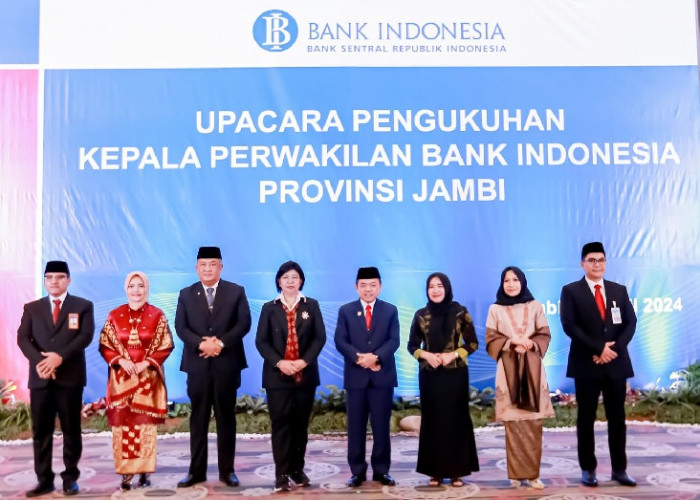 Warsono Dikukuhkan sebagai Kepala Perwakilan Bank Indonesia Provinsi Jambi