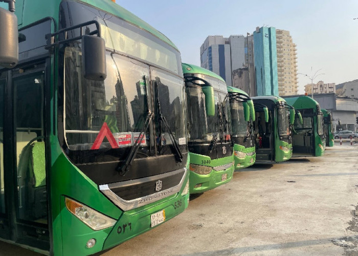 Layanan Operasional 24 Jam, 452 Bus Shalawat Siap Antar Jemaah Haji Indonesia ke Masjidil Haram