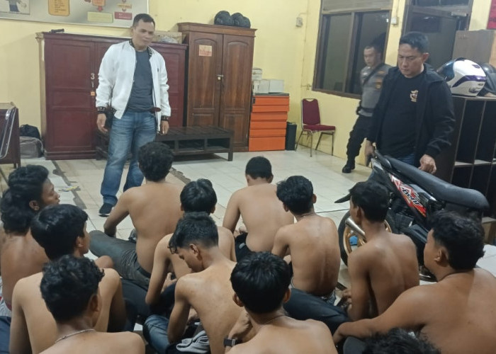 Hendak Tawuran, 67 Pemuda Diamankan Tim Gabungan Polresta Jambi 