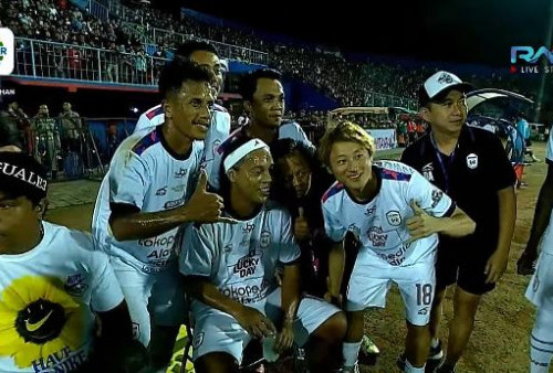  Diperkuat Ronaldinho, Rans Nusantara Ditekuk Persik Kediri Lewat Adu Penalti