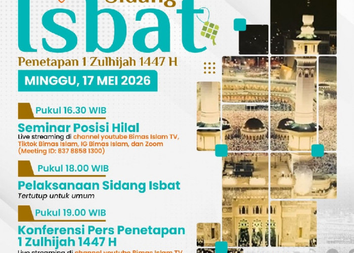 Hari Ini Sidang Isbat Awal Zulhijjah Digelar, Dibagi 3 Sesi Berikut Rangkaiannya