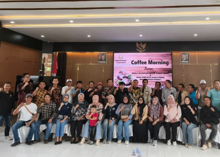 Coffee Morning Pers Kerinci Sungai Penuh Bersama Kejari