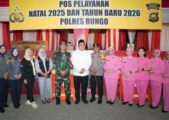 Wakil Bupati Bungo Ikut Patroli Skala Besar Malam Natal 2025, Pastikan Situasi Aman Dan Kondusif