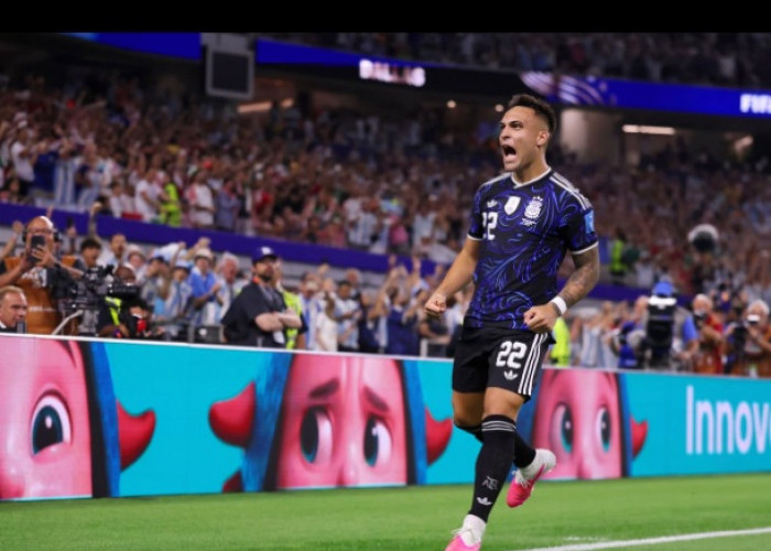 Lautaro Martinez Sudah Yakin Jadi Penentu Kemenangan Argentina Sebelum Menginjak Lapangan