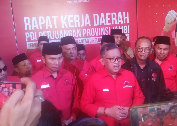 Hasto Kristiyanto Datang ke Jambi Bawa Misi Pemenangan PDIP dan Ganjar Pranowo