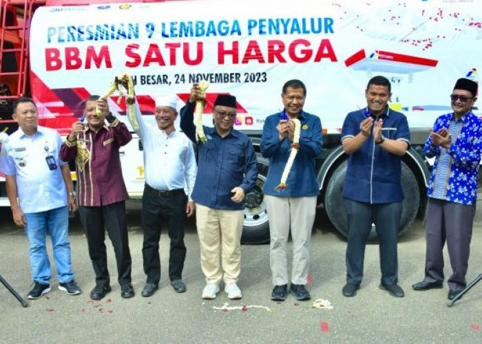 BPH Migas Resmikan 9 Lembaga Penyalur BBM Satu Harga di Sumatera, Salah Satunya di Rantau Rasau-Tanjabtim