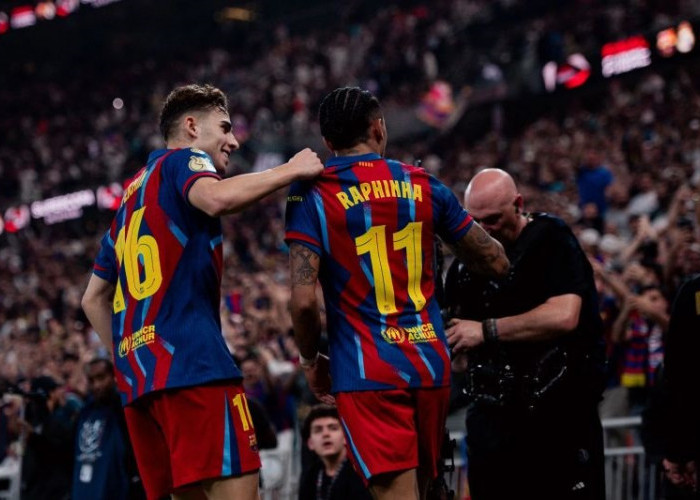 Sikat Real Madrid 3-2, Barcelona Sabet Gelar Piala Super Spanyol