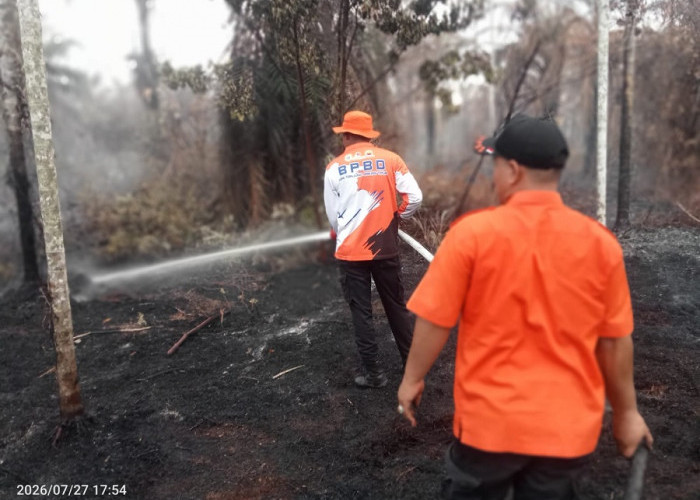 Dua Karhutla Terjadi di Geragai, 4,5 Hektar Lahan Terbakar