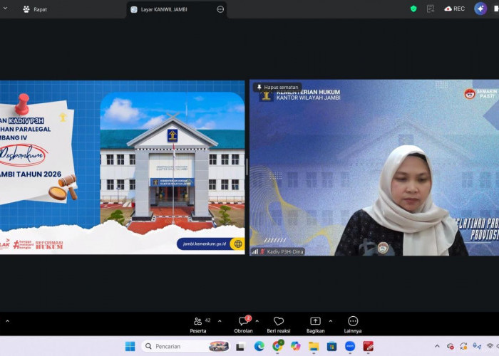 Hari Ketiga Pelatihan Paralegal, Kemenkum Jambi Dorong Layanan Hukum Lebih Dekat ke Masyarakat