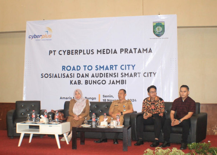 Gandeng Cyberplus, Dinas Kominfo Bungo Gelar Sosialisasi Terkait Smart City