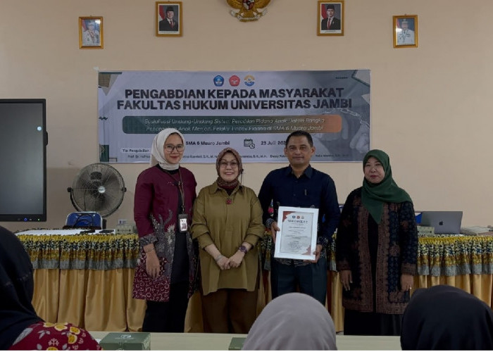 Cegah Anak Jadi Pelaku Kriminal, FH UNJA Edukasi Pelajar Muaro Jambi soal UU SPPA