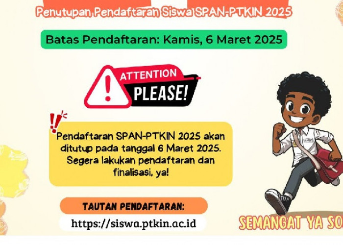 Ditutup Hari Ini, Pendaftaran Kuliah PTKIN Jalur Prestasi Tanpa Ujian Tertulis 