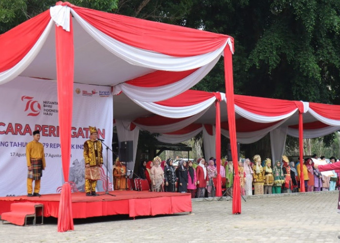 Meriahkan HUT ke-79 RI, Universitas Jambi Adakan Upacara dengan Ragam Pakaian Adat