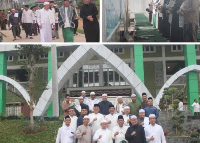 Qiamul Lai Itikaf di Ponpes Darul Arifin: Gubernur - Wakil Gubernur Jambi Sahur dan Shalat Subuh Bersama Warga