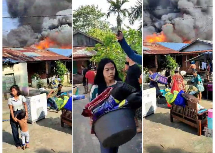 BREAKING NEWS! Kebakaran di Belakang Pasar Angso Duo