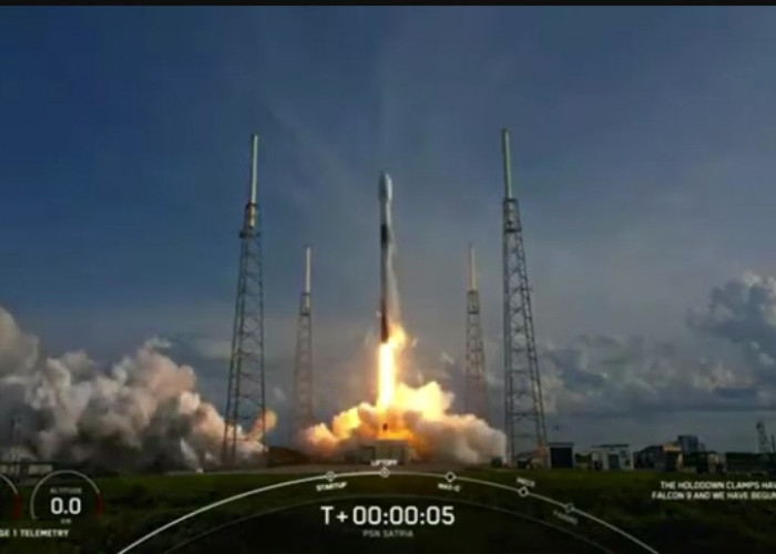 Bum! Satelit Satria-1 Milik RI Sukses Diluncurkan SpaceX, Jadi yang Terbesar di Asia