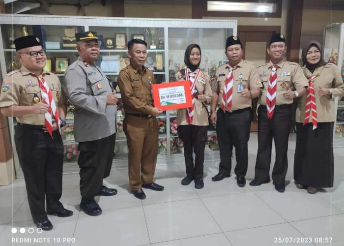 Peserta Jambore Pramuka Dunia ke 25 di Korea Selatan Dilepas Sekda