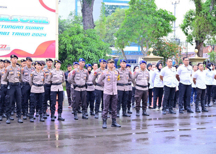 Polda Jambi Gelar Apel Personel Satgas OMP dan Personel Polri yang Stand by/On Call