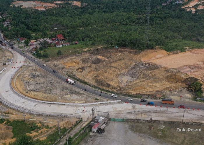 Jembatan Overpass Lingkar Pekanbaru Dibangun, Ruas SP Palas-Bts Kota Pekanbaru Dialihkan
