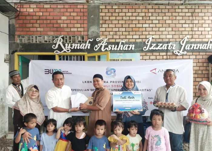 LKBN ANTARA Biro Jambi Peduli Sesama Bantu Masyarakat Dhuafa dan Anak