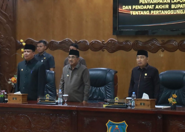 Ranperda Pertanggungjawaban APBD 2025 Disetujui, Bupati Anwar Sadat Apresiasi Sinergi DPRD Tanjab Barat